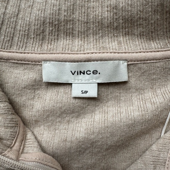 NWT Vince Ribbed Half Zip Turtleneck Sweater Size Small - Picture 9 of 13